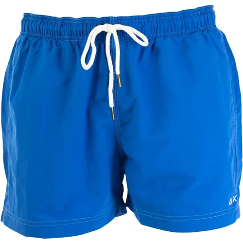 Herren Badehose Blau Sommer Stil , Herren, Größe: XL - Sun68 - Modalova