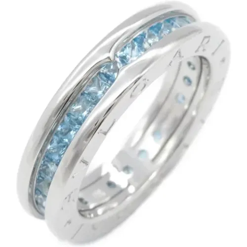 Pre-owned White Gold rings , female, Sizes: ONE SIZE - Bvlgari Vintage - Modalova