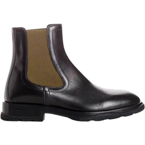 Distinctive Leather Boots , male, Sizes: 8 1/2 UK - alexander mcqueen - Modalova