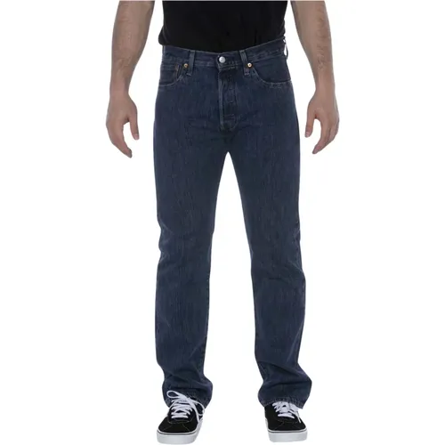 Levi's, Jeans 501 Levi S Original Fit 0114Stonewash 80684 , Herren, Größe: W32 L32 - Levis - Modalova