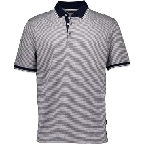 Graues Poloshirt , Herren, Größe: M - Bugatti - Modalova