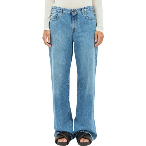 Wide-leg Jeans Made in Italy - The Row - Modalova