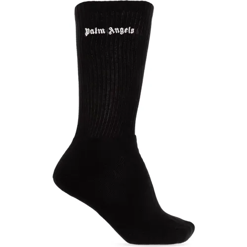 Gerippte Socken , Herren, Größe: L/Xl - Palm Angels - Modalova