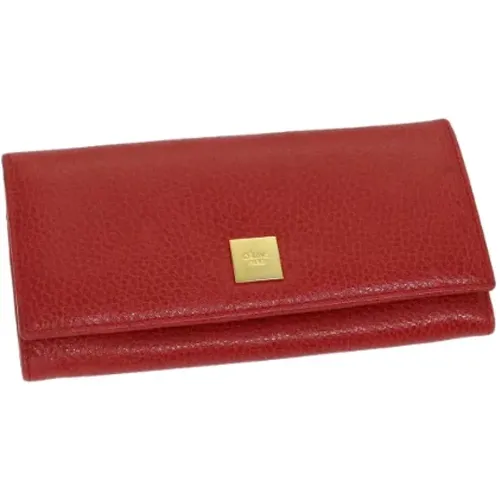 Pre-owned Leather wallets , female, Sizes: ONE SIZE - Celine Vintage - Modalova