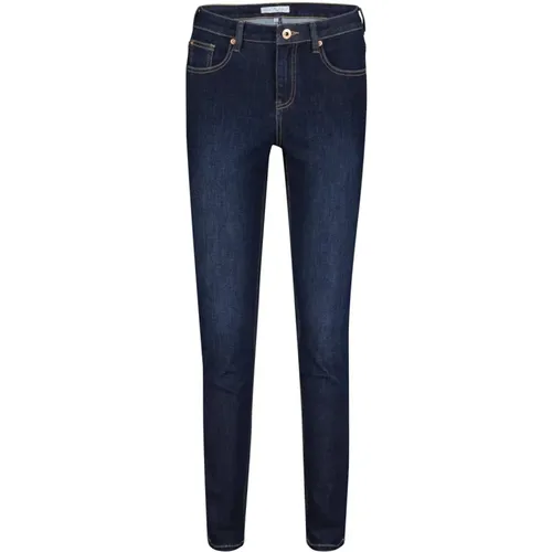 Klassische Blaue Skinny Jeans , Damen, Größe: 2XL - Red Button - Modalova