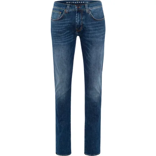 Vintage Slim Fit Jeans mit Bequemem Baumwoll-Stretch - BALDESSARINI - Modalova