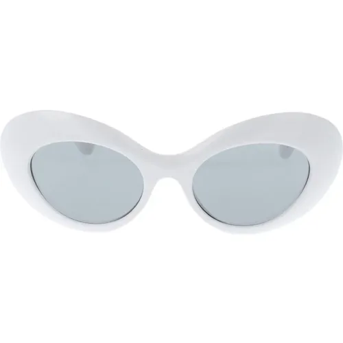 Iconic Sunglasses with Uniform Lenses , female, Sizes: 52 MM - Versace - Modalova