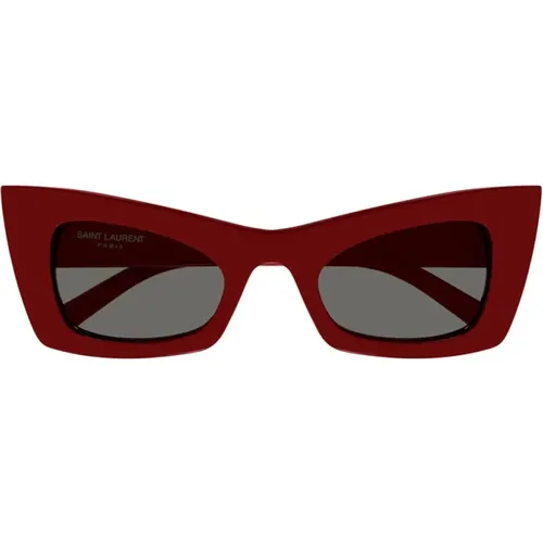 Cat-Eye Sunglasses Classic Model , female, Sizes: 49 MM - Saint Laurent - Modalova