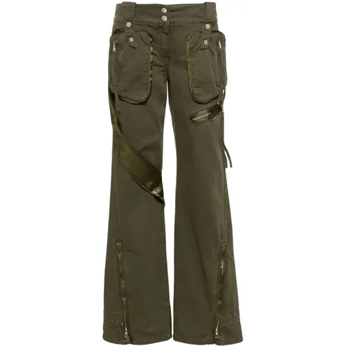 Military Pants with Pockets , female, Sizes: XS, 2XS - Blumarine - Modalova