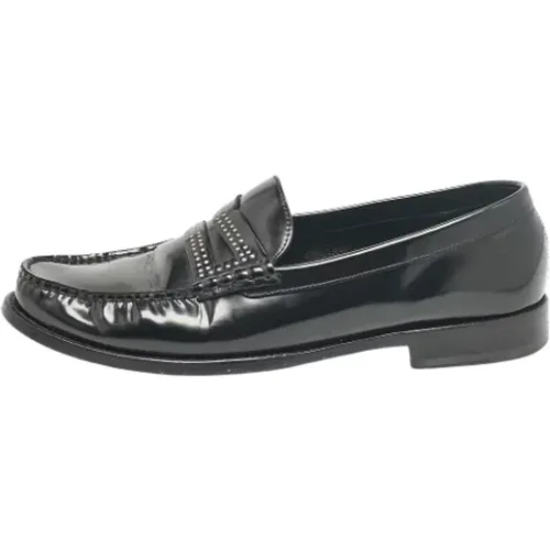 Pre-owned Leather flats , male, Sizes: 11 UK - Yves Saint Laurent Vintage - Modalova