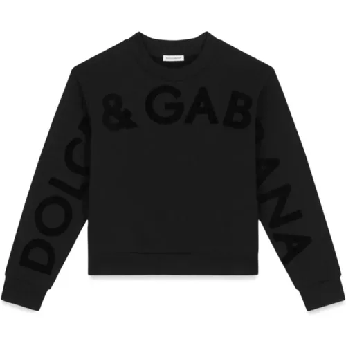 Baumwoll-Crewneck-Sweatshirt für Jungen - Dolce & Gabbana - Modalova