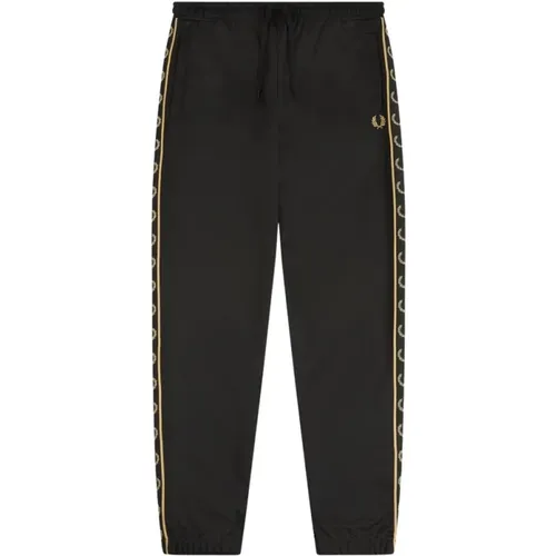 Men`s Track Taped Joggers , male, Sizes: S - Fred Perry - Modalova