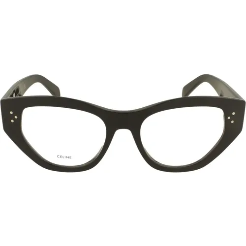 Stilvolle Katzenaugen Brille,Braun/Havanna Optische Brille, vielseitig und stilvoll - Celine - Modalova
