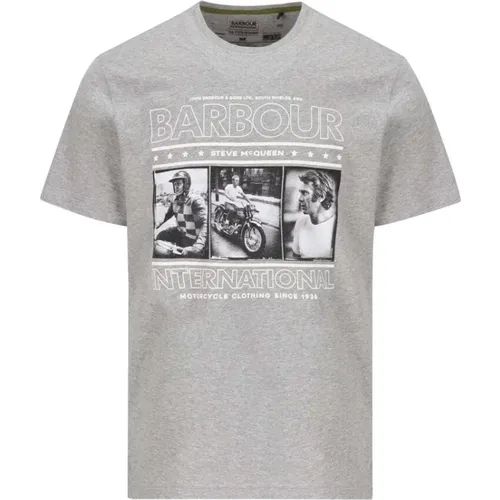 Steve McQueen Reel T-Shirt mit kurzen Ärmeln - Barbour - Modalova