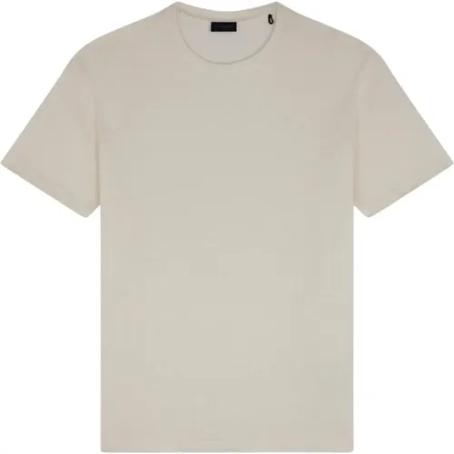 Light Linen Delavè Jersey T-shirt , male, Sizes: S, L, M - PAUL & SHARK - Modalova