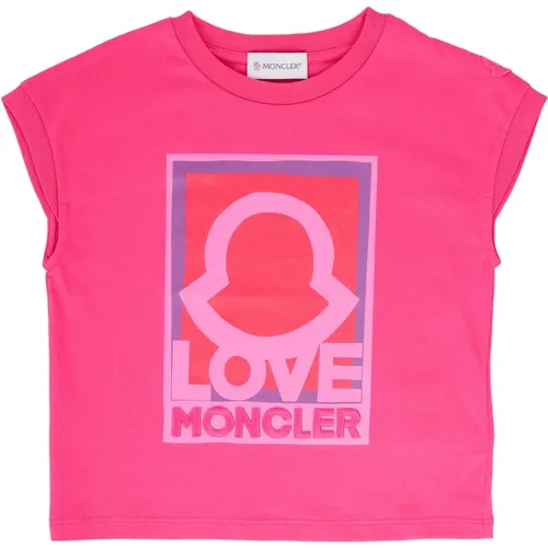 Regular Fit Baumwoll T-Shirts - Moncler - Modalova