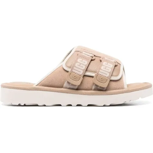 Wildleder Sandalen mit Klettverschluss , Herren, Größe: 40 EU - Ugg - Modalova