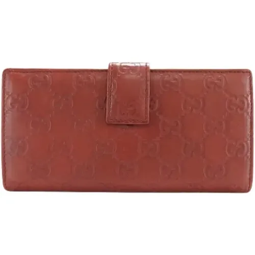 Pre-owned Leather wallets , female, Sizes: ONE SIZE - Gucci Vintage - Modalova