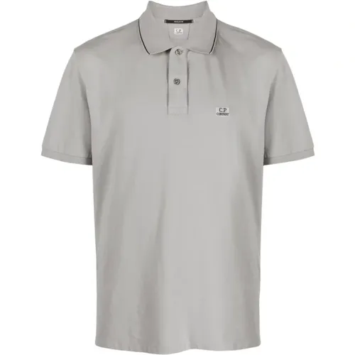 Logo Patch Pique Polo Shirt , male, Sizes: 2XL, L, S - C.P. Company - Modalova