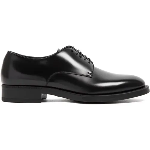 Leather Loafer Shoes , male, Sizes: 10 UK - Giorgio Armani - Modalova