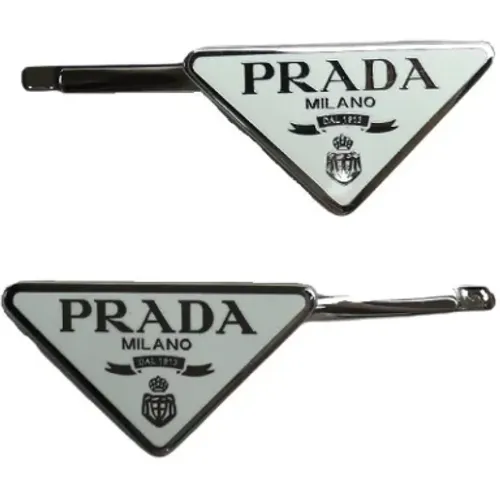 Pre-owned Metal hair-accessories , female, Sizes: ONE SIZE - Prada Vintage - Modalova