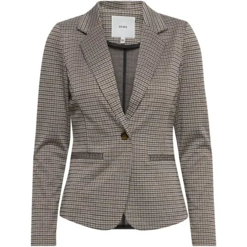 Sand Blazer , Damen, Größe: 2XL - Ichi - Modalova