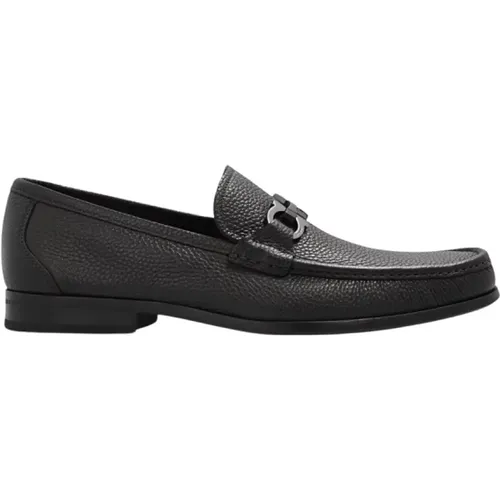 Dunkelbraune Grandioso Loafers , Herren, Größe: 39 1/2 EU - Salvatore Ferragamo - Modalova