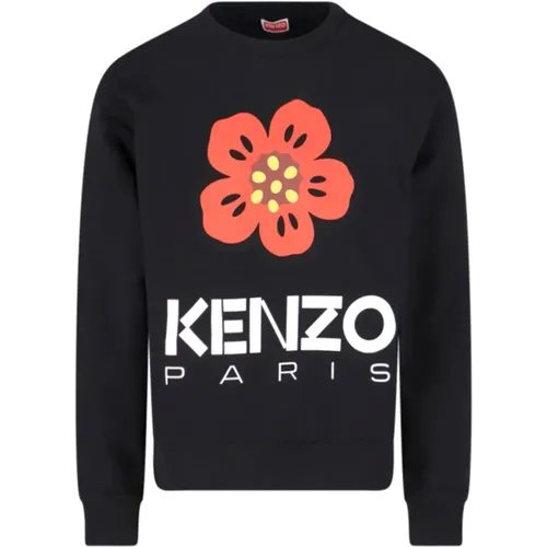 Schwarze Pullover für Männer , Herren, Größe: M - Kenzo - Modalova