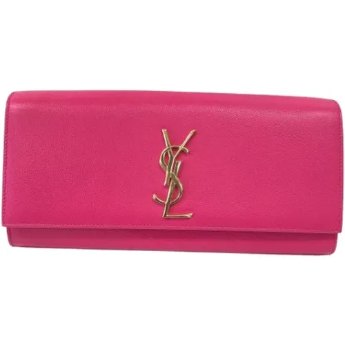 Pre-owned Leder clutches - Yves Saint Laurent Vintage - Modalova