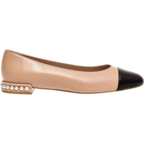 Leather and Black Ballerina Shoes - Size 36 , female, Sizes: 3 UK, 4 1/2 UK, 4 UK - Stuart Weitzman - Modalova
