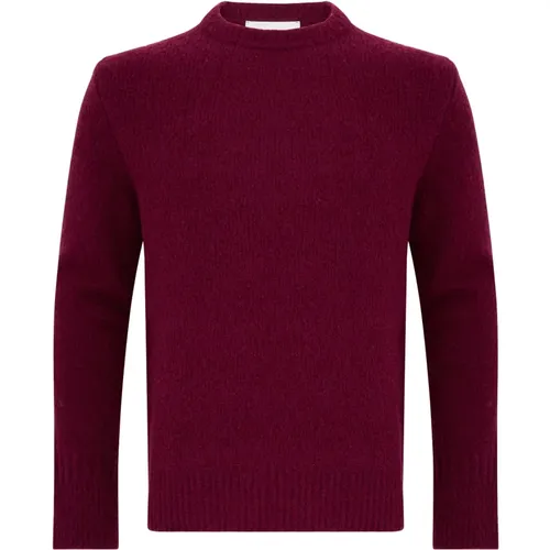 Bordeaux Sweaters , male, Sizes: S - Amaránto - Modalova