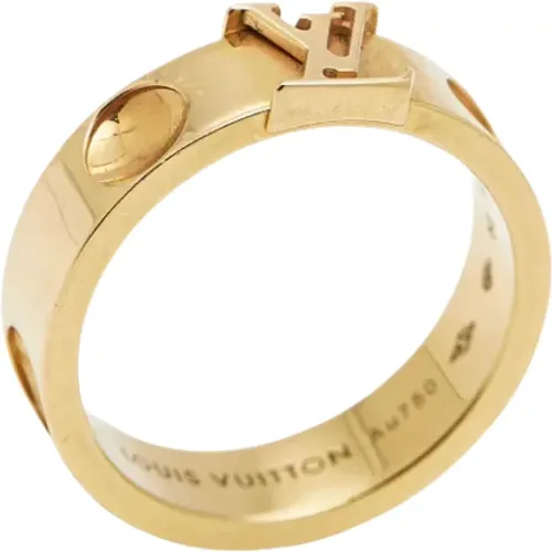 Pre-owned Gold rings , female, Sizes: ONE SIZE - Louis Vuitton Vintage - Modalova