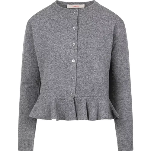 Graue Jacke für Frauen , Damen, Größe: M - Jucca - Modalova