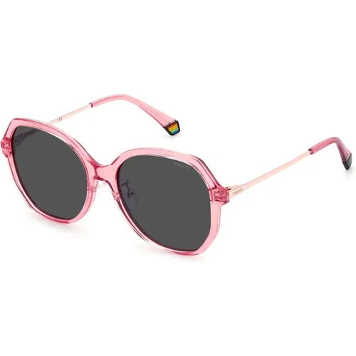 Stylische Sonnenbrille PLD 6177/G/S , Damen, Größe: 57 MM - Polaroid - Modalova