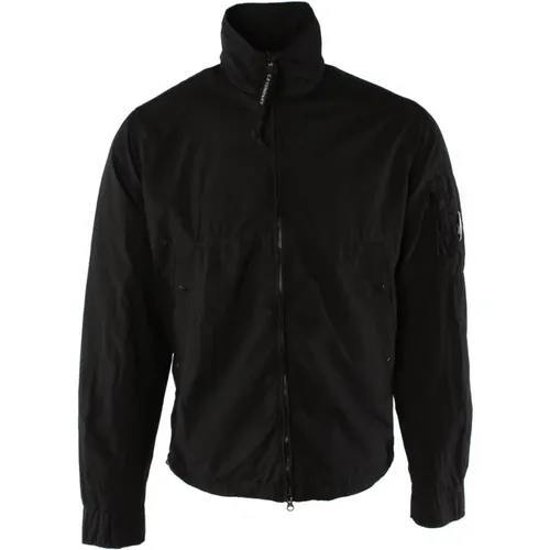 Schwarzes Overshirt Taylon Stil , Herren, Größe: M - C.P. Company - Modalova