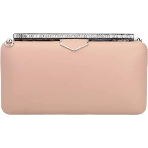 Pre-owned Leather clutches , female, Sizes: ONE SIZE - Jimmy Choo Pre-owned - Modalova