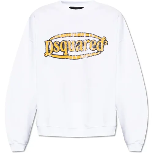 Sweatshirt with logo , male, Sizes: M, S, L, XL - Dsquared2 - Modalova