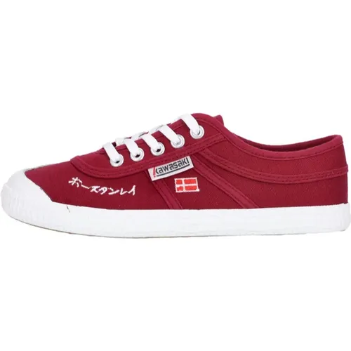 Signature Canvas Schuh Beet Rot , Herren, Größe: 36 EU - Kawasaki - Modalova