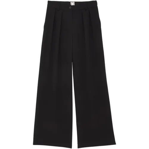 Luciano schwarze Hose , Damen, Größe: M - Ines De La Fressange Paris - Modalova