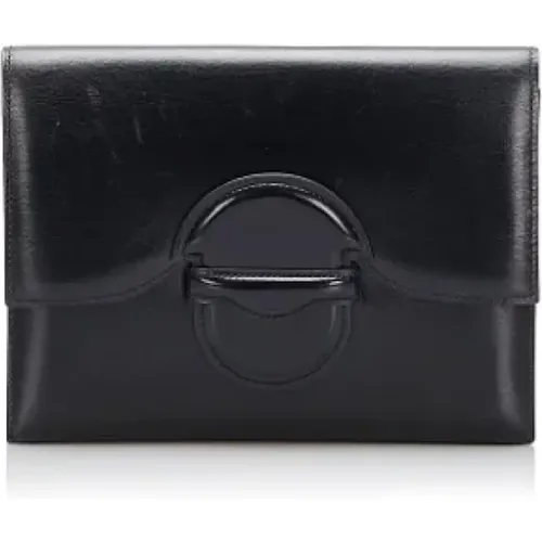 Pre-owned Leather clutches , female, Sizes: ONE SIZE - Hermès Vintage - Modalova