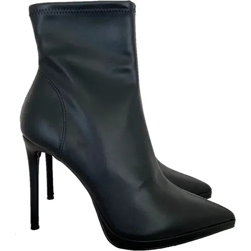 Schwarze Stiefel - Klassischer Stil , Damen, Größe: 40 EU - Steve Madden - Modalova