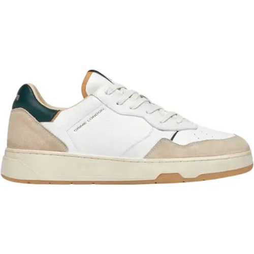 Classic White Sneakers , male, Sizes: 11 UK - Crime London - Modalova