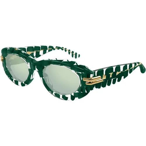 Bv1322S 003 Sunglasses , female, Sizes: 51 MM - Bottega Veneta - Modalova