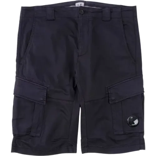 Cargo Shorts mit Linsendetail , Herren, Größe: XL - C.P. Company - Modalova