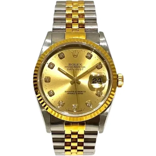 Pre-owned Metal watches , male, Sizes: ONE SIZE - Rolex Vintage - Modalova