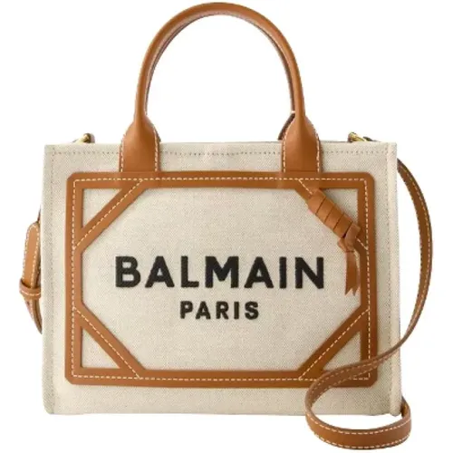 Pre-owned Canvas shoulder-bags , female, Sizes: ONE SIZE - Balmain Pre-owned - Modalova