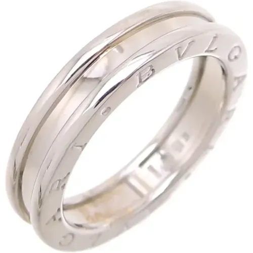 Pre-owned White Gold rings , female, Sizes: ONE SIZE - Bvlgari Vintage - Modalova