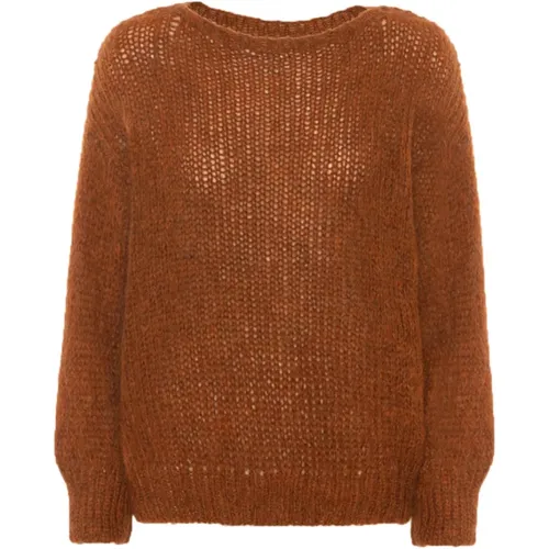 Gemütlicher Strickpullover in Rost - American Dreams - Modalova