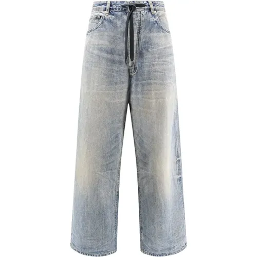 Blaue Wide Leg Jeans Unisex Fit - Balenciaga - Modalova