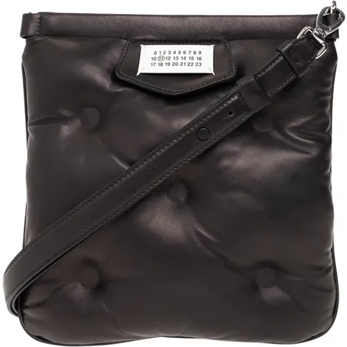 Blackappa leather Glam Slam crossbody bag , male, Sizes: ONE SIZE - Maison Margiela - Modalova